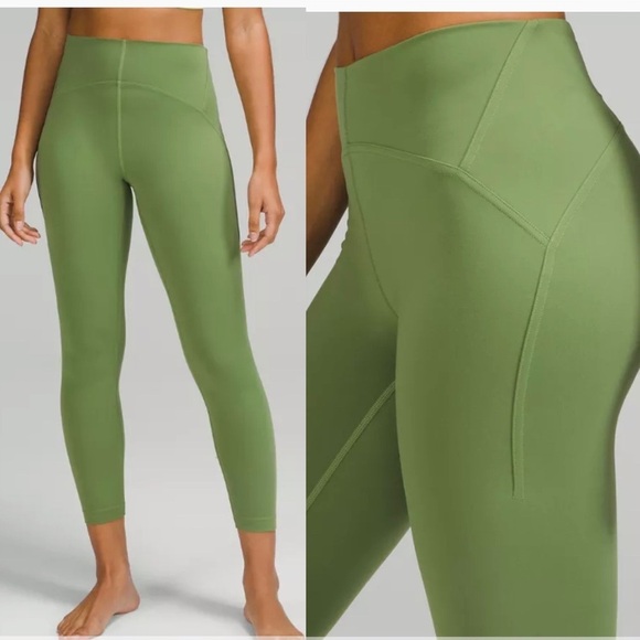 Lululemon Instill High-Rise Tight 25” Green , size 20 Plus Size - Picture 1 of 12